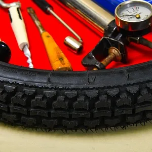 Коллекционное Рекламное Панно «Автомобильный ШИНОМОНТАЖ», СССР - 80 гг.