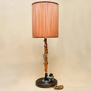 Дизайнерская Электрическая Настольная Лампа Светильник «КЛАРНЕТ» - 1965г».