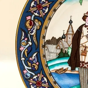 Коллекционная Тарелка «Русские Сказки» - «Снегурочка» Фарфор, Villeroy&Boch Германия -1990 год.