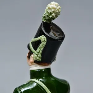 Фарфоровая статуэтка Солдат - «Стрелок корпуса герцога Камберлендского», Rudolf Kammer Германия.