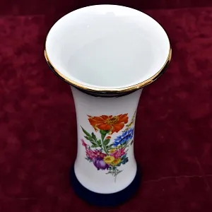 Коллекционная Фарфоровая Ваза для Цветов, MEISSEN Германия, первая половина ХХ века.