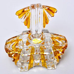 Коллекционная Шкатулка из Цветного Хрусталя, Германия 60 -е годы ХХ века.