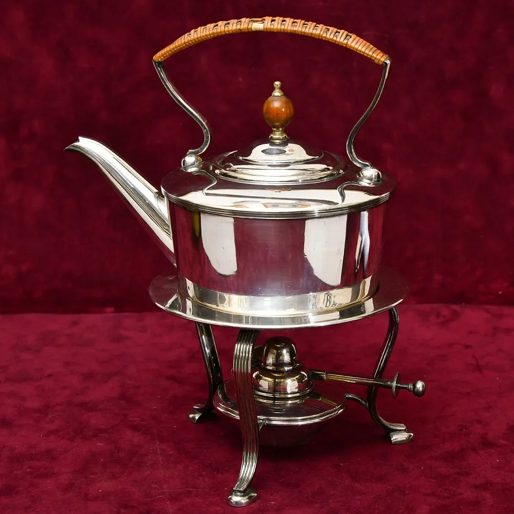 Винтажная Бульотка - Чайник - Запарник, Металл Silverplated, SHEFFIELD Англия.