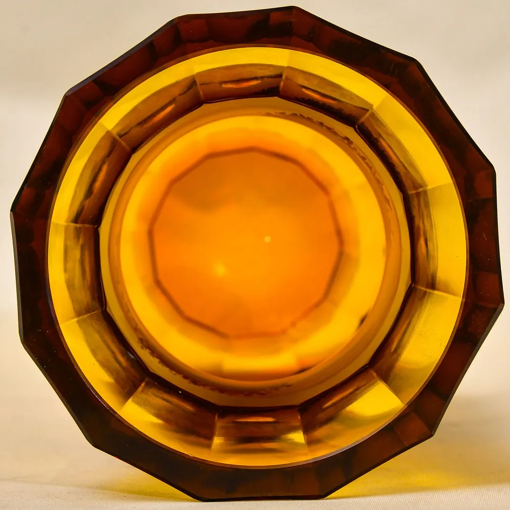 Авторская Коллекционная Ваза - Кубок «Свидание», Хрусталь OERTEL & Co, Богемия.