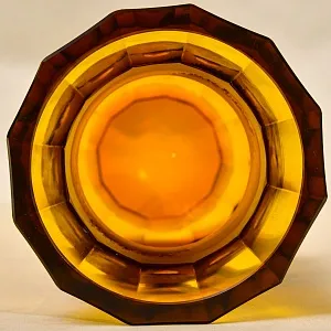 Авторская Коллекционная Ваза - Кубок «Свидание», Хрусталь OERTEL & Co, Богемия.