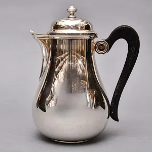 Винтажный Металлический Кофейник - Кувшин на 1,3 л., Silverplated, Boulenger Франция, 50-е гг. 