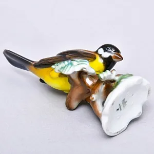 Авторская Фарфоровая статуэтка «Птица. Cиница», ROSENTHAL Германия, середина ХХ века.