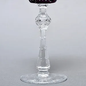 Антикварный Хрустальный Бокал для вина, Knittel FAKIRIS, Германия, конец 30-х гг.