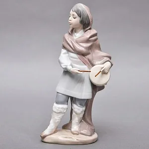 Коллекционная Фарфоровая статуэтка «Мальчик с барабаном», Lladro (Лядро), Испания.