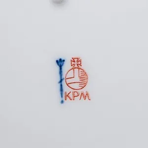 Винтажное Сервировочное Фарфоровое Блюдо - Тарелка, KPM Германия, вторая половина ХIХ века. 