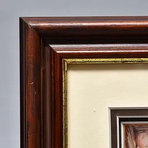 Объемная Картина - Панно в технике 3D декупаж «У витрины магазина», 70-е годы ХХ века.