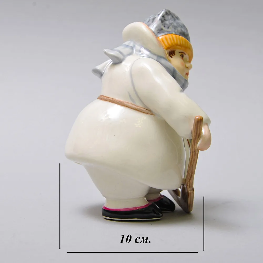 Авторская Коллекционная Фарфоровая Статуэтка «Хоккей моего детства», Россия.