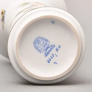 Небольшая Коллекционная Ваза для цветов «ROTHSHILD BIRDS», Фарфор Herend Венгрия.