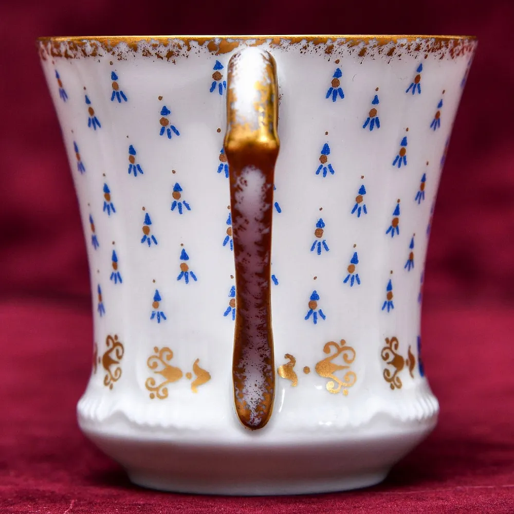 Коллекционная Кофейная пара из серии «Touraine», Фарфор Limoges, Франция.