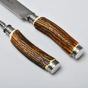 Набор для Барбекю «Охота» из 2-х предметов, Германия, Baron Solingen, 80 -е гг.