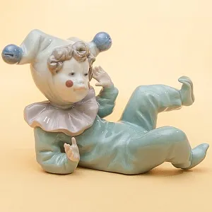 Фарфоровая статуэтка «Маленький Клоун - JANGLES». NAO by Lladro, Испания - 1988 год.