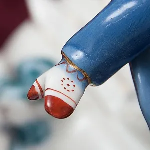 Фарфоровая Статуэтка «Лыжник - Пионер», ДФЗ Вербилки, СССР - 1954 год.