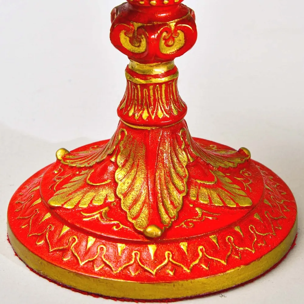 Антикварная Керосиновая Лампа «Золотое кружево» Металл / Стекло, начало ХХ века.