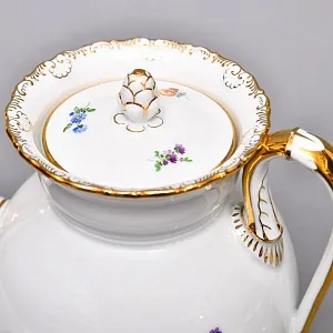 Фарфоровый Чайный Сервиз на 6-ть персон «Мейсенский букет», MEISSEN Германия, 1924 - 1934 годы.