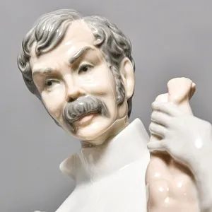 Редкая! Большая Коллекционная Фарфоровая Статуэтка «Врач Акушер» Lladro, Испания -1971 год.