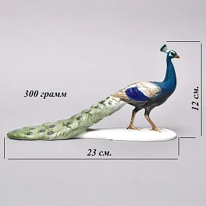 Редкость! Коллекционная Фарфоровая статуэтка «Птица - Павлин», ROSENTHAL Германия 40 гг.