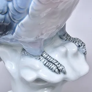 Большая Фарфоровая статуэтка «ПОПУГАЙ», Karl Ens Германия, первая половина ХХ века.