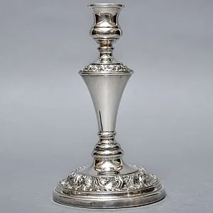 Старинный Канделябр - Подсвечник на Три Свечи, Silverplated SHEFFIELD Англия, начало ХХ века.