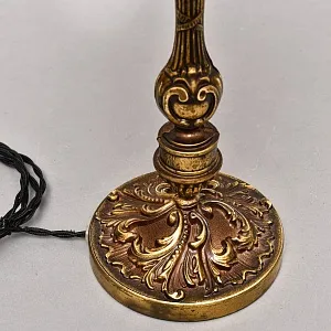 Винтажная Электрическая Настольная Кабинетная Лампа - Светильник, бронза СССР 70 -е гг. 