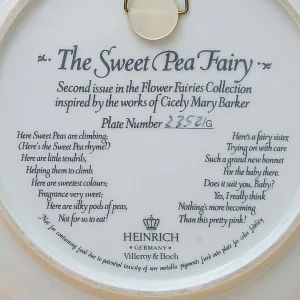 Коллекционная Тарелка «Грушевая Фея» Фарфор, Heinrich Villeroy & Boch Германия -80 гг.