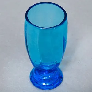 Антикварный Стеклянный Набор Кувшин + Стаканы «Аквамарин» Германия - 30-е годы ХХ века.