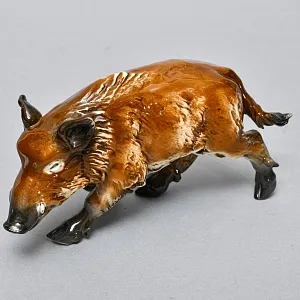 Коллекционная Фарфоровая статуэтка «Охота. КАБАН», Goebel Германия, конец ХХ века.