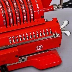 Арифмометр - Механическая Счётная Машинка «КРАСНЫЙ ФЕЛИКС» СССР.