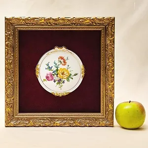 Картина - Панно - Фарфоровая Плакетка  «Летние Цветы», KAISER Германия -1979 год..