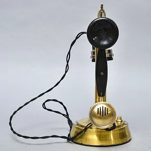 Антикварный Телефонный аппарат - Телефон «BURGUNDER - Phono Prive», Франция начало ХХ века.