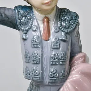 Коллекционная Фарфоровая Статуэтка «Маленький Матадор», Lladro Испания - 1980 год.