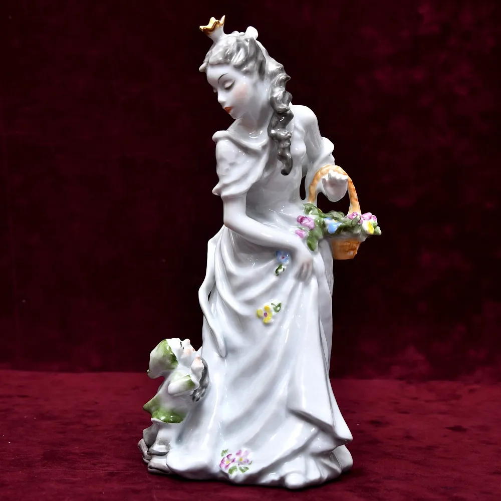 Редкость!!! Авторская Фарфоровая статуэтка «ПРИНЦЕССА И ГНОМ», ROSENTHAL Германия, 1974 - 1982 годы.