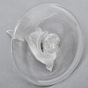 Хрустальная Подставка «ФАЗАН» для колец и украшений в стиле Арт Нуво, Laligue Франция.