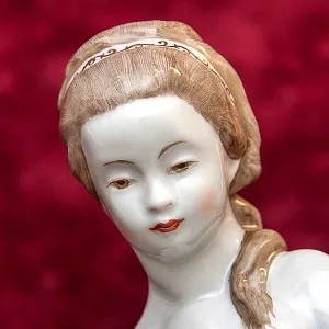 Редкость! Авторская Фарфоровая статуэтка «Юная балерина Татьяна Пилецкая», ЛФЗ СССР 1950–1960 годы. 