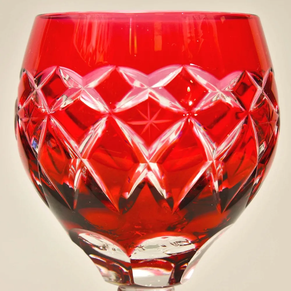 Хрустальные Бокалы для вина, Коллекция «ATLANTIC», Katharinen Hutte Германия -60 гг.