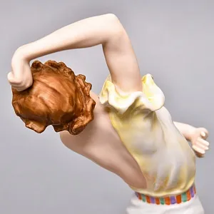 Коллекционная Фарфоровая статуэтка «Танцовщица Урсула Дайнерт», ROSENTHAL Германия, 40-е годы ХХ века. 