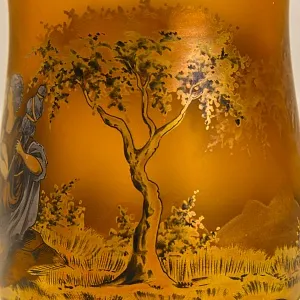 Авторская Коллекционная Ваза - Кубок «Свидание», Хрусталь OERTEL & Co, Богемия.