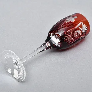 Набор 6-ть Фужеров серия «Prosecco - Виноград» Цветной Хрусталь, NACHTMANN Германия, 60-е гг.