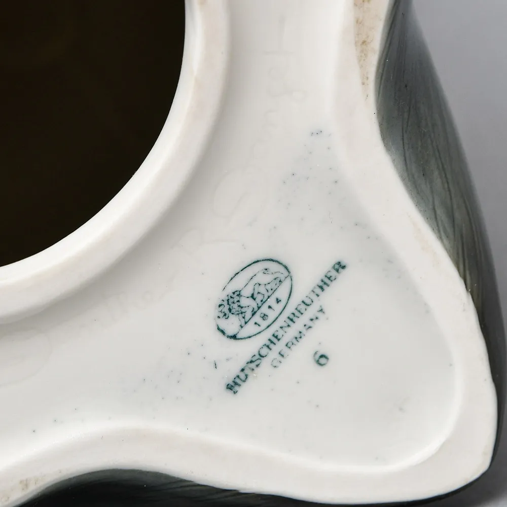 Большая Фарфоровая статуэтка Птицы - «ПИНГВИН С ПИНГВИНЕНКОМ», Hutschenreuther Германия.