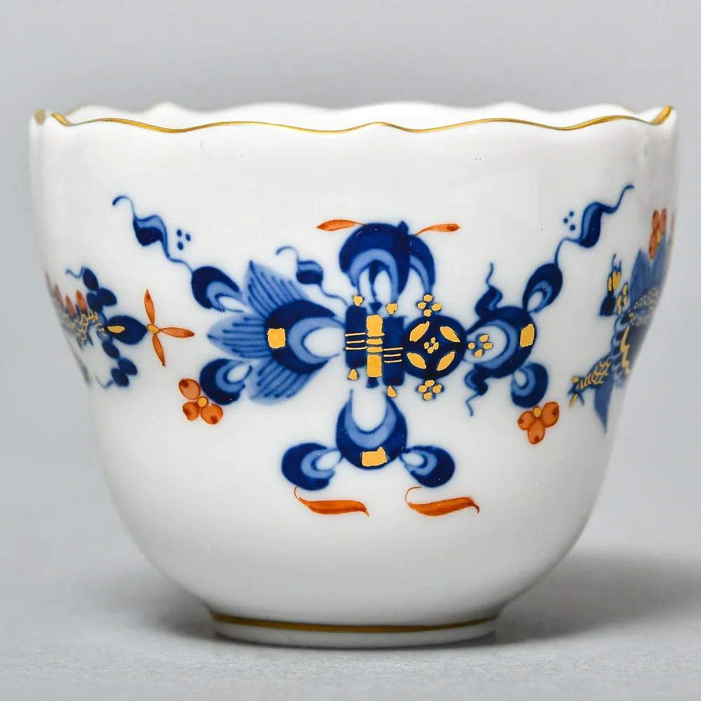 Коллекционная Кофейная пара «Синий Дракон», Фарфор, MEISSEN Германия, первая половина ХХ века.