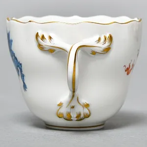 Коллекционная Кофейная пара «Голубой Дракон», Фарфор, MEISSEN Германия, первая половина ХХ века. 