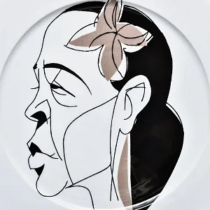 Большое Авторское Настенное Блюдо - Тарелка «Billie Holiday», Rosenthal Studio Line, Германия -2000 год. 