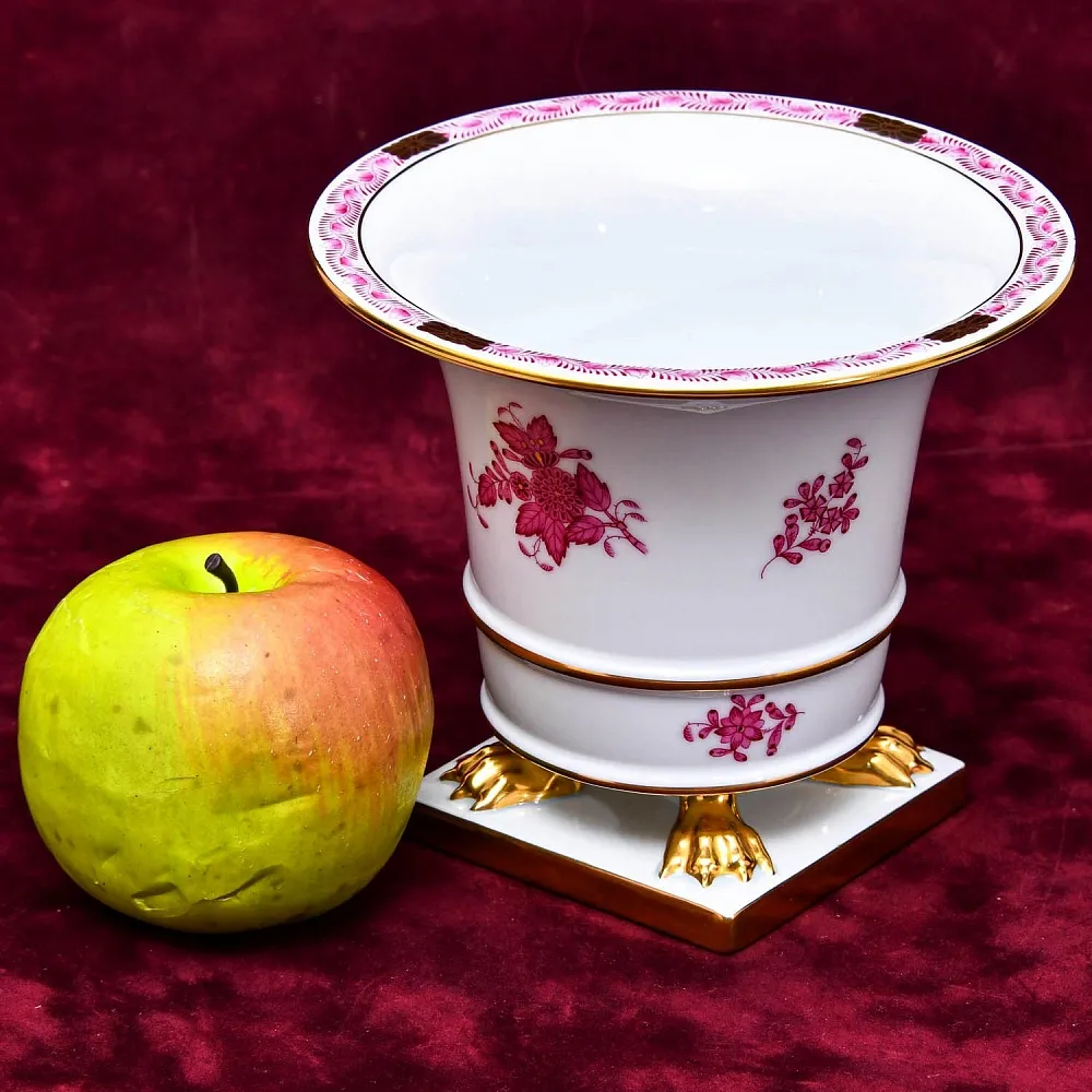 Фарфоровая Вазочка - Орешница «APPONYI PURPUR», HEREND Венгрия.