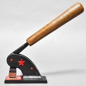 Антикварный Чугунный Механический Пресс для тиснения рельефного изображения на бумаге, Бельгия.