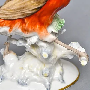 Коллекционная Фарфоровая статуэтка Птица - «Золотой Фазан», Hutschenreuther Германия, 60-е гг.