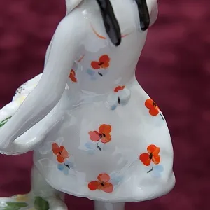 РЕДКОСТЬ!! Фарфоровая Статуэтка «Девочка с кукурузой», ЛФЗ СССР - 1960 год.